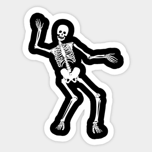 Halloween Skeleton Sticker